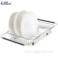 Kitchen stainless steel drain basket dish drying basket